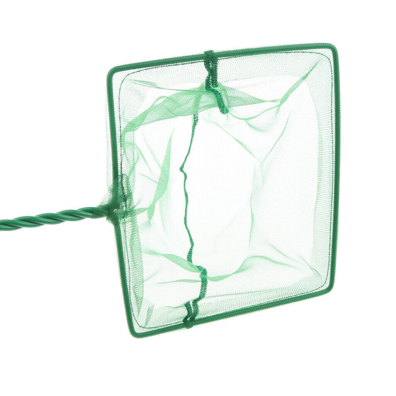 Set of 2, Aquarium Fish Tank Square Shrimp Small Betta Tetra Fish Net 10 & 6