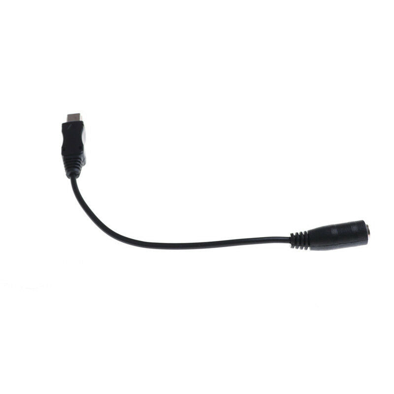 Mini USB Male to 3.5mm Jack Female Audio Cable Cord Adapter Headphone EarphoneJR