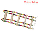 Wood Parrot Drawbridge Bird Ladder Climb Cableway Hamster Toys Birdcage Bridg Gw