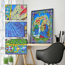 5D DIY Special Shaped Diamond Painting Religious Cross Stitch Mosaic Kit