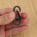 Mini Portable Stainless Steel Outdoor Snap Hook Buckle EDC Gear Carabiner Tool