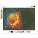 Diamond Basketball 5D DIY Diamond Painting Cartoon Full Drill Round Picture