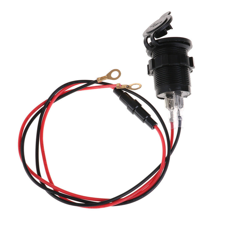 12V/24V Waterproof Car Vehicle Dual USB Charger 2 Port Power Socket 5V 3c