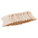 20pcs Wood Bone Shape Floss Bobbins Embroidery Thread Organizer Bobbin Card