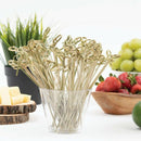 300 Pack Bamboo Cocktail Picks Cocktail Toothpicks Bamboo Skewers ToothpicksG4B8