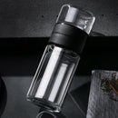 Oneisall 520ml Double Walled Glass Tea Cup with Tea Infuser Business Tea Gl