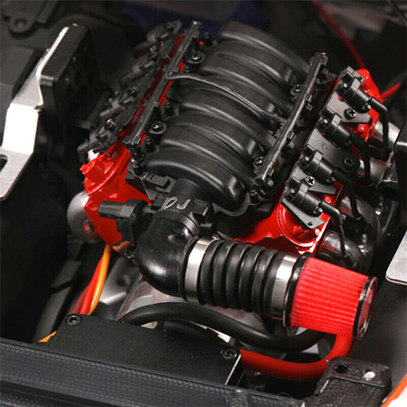 Double Intake Rc Car Part For 1/10 Rc Crawler Car Traxxas Trx4 Defender Axi O9Q5