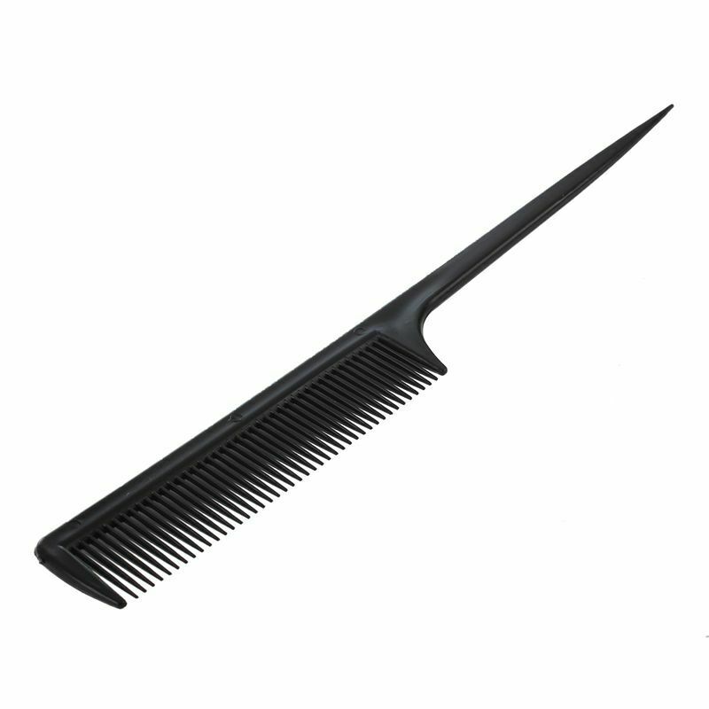 20pcs Plastic Toothed Rat Tail Combs for Hairdressing Pointed Hair Styling  B1V3