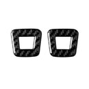 2x Carbon Fiber Roof Microphone Frame Trim Cover for Alfa Romeo Giulia 2017-2019