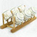 Dish Rack Wood Dish Rack plate rack Tableware holder W5X7 Chen Board C2I1