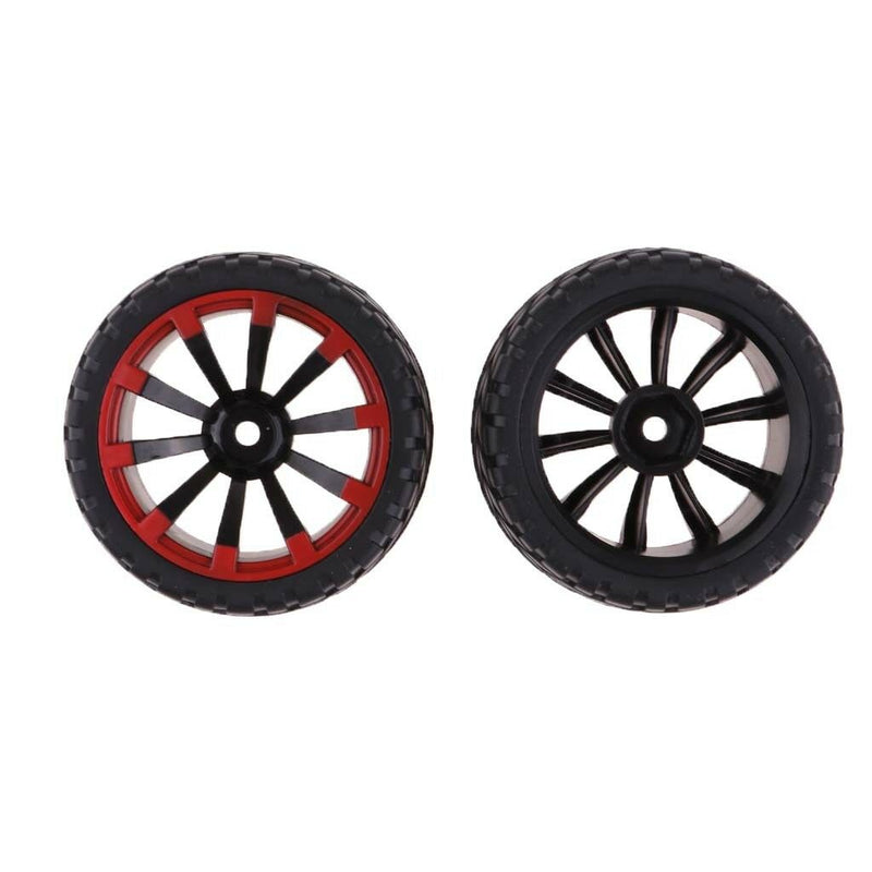 Set/4Pcs RC Car Tires Tyres &Wheel Rim for 1/10 HSP HPI Redcat  Parts