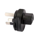 Wa-0180 Australia 3 Pole Male IEC 320 C13 Female Ac Power Adapter, Saa To C1W2T5