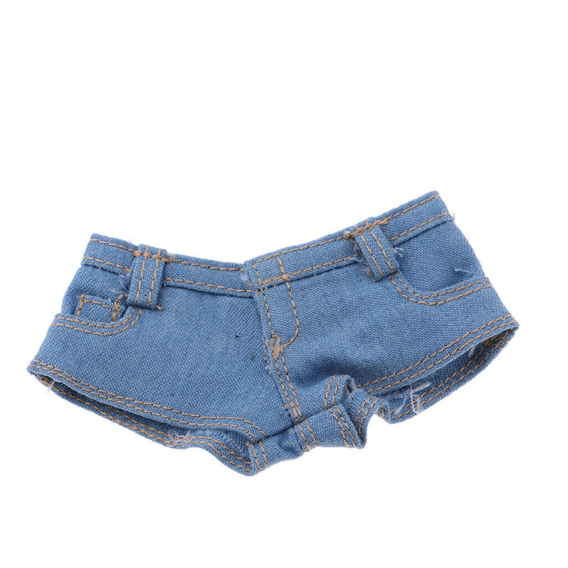 1/6 Scale Female Denim Shorts for 12inch   Kumik  Light-blue