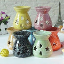 Incense Burner Backflow Cone Censer Tray Holder Catcher Candle Holder Blue