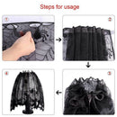 20 X 60 Inch Halloween Lamp Shade Lampshades Cover Topper Scarf Spider Web