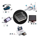 100Pcs Plastic Clear Pushbutton Switch Tact Button Cap Keycap Covers Protector
