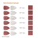 60Pcs Sanding Plate, Mouse Sander For Psm 200 Aes, Psm 18 And All Vibration