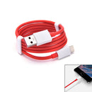 Red Dash Charge Fast Charger Data Type-C USB Cable For Oneplus 3 Three JR