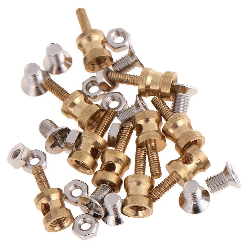 10Pcs Brass Linkage Stopper for 2.1mm Pushrod Connector for RC plane ModSE