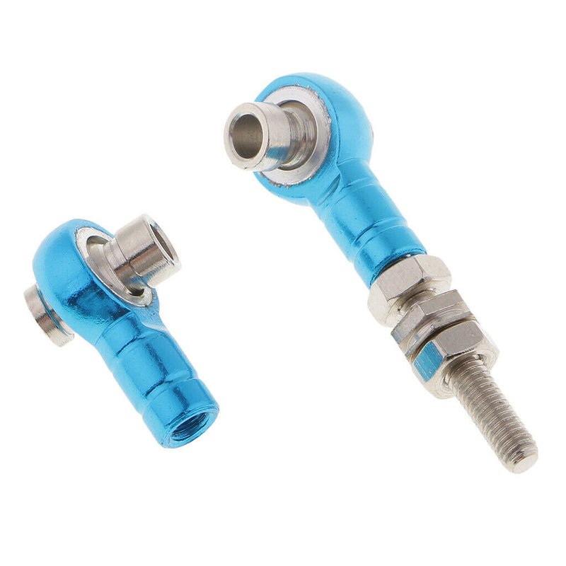 Blue Servo Linkage Pulling Steering Rods Arms for RC HSP 94101 94102 94103 94122