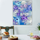 5D Drill DIY Blue Flowers Diamond Painting Art Home Decor Embroidery Kits Cross