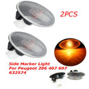 2X Side Marker Light Repeater Lamp Bulbs Fits For 206 407 607 Turn Signal LampOZ