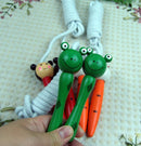 Reliable Best Children Wooden Handle Skipping Rope Animal Toddler Exercis HF Gw