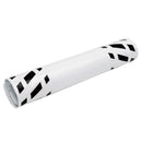 2pcs Car Body Stickers Long Stripe Side Skirt Decoration Decals (Black)