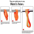 4Pcs Soft Loop Tie Down Straps Ratchet Towing Cargo ATV Motorcycle 600LBS Orange