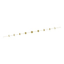 Christmas Party Decor Golden Shiny Garland 9pcs Wall Hanging Ornaments