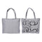 1pc Cat Shopping Tote Bag Big Canvas Handbag Shoulder Crossbody Bag Portable Gn