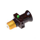 E27 Wall plug-in Screw Base Round Light Bulb Lamp Socket Holder Adaptor M&O