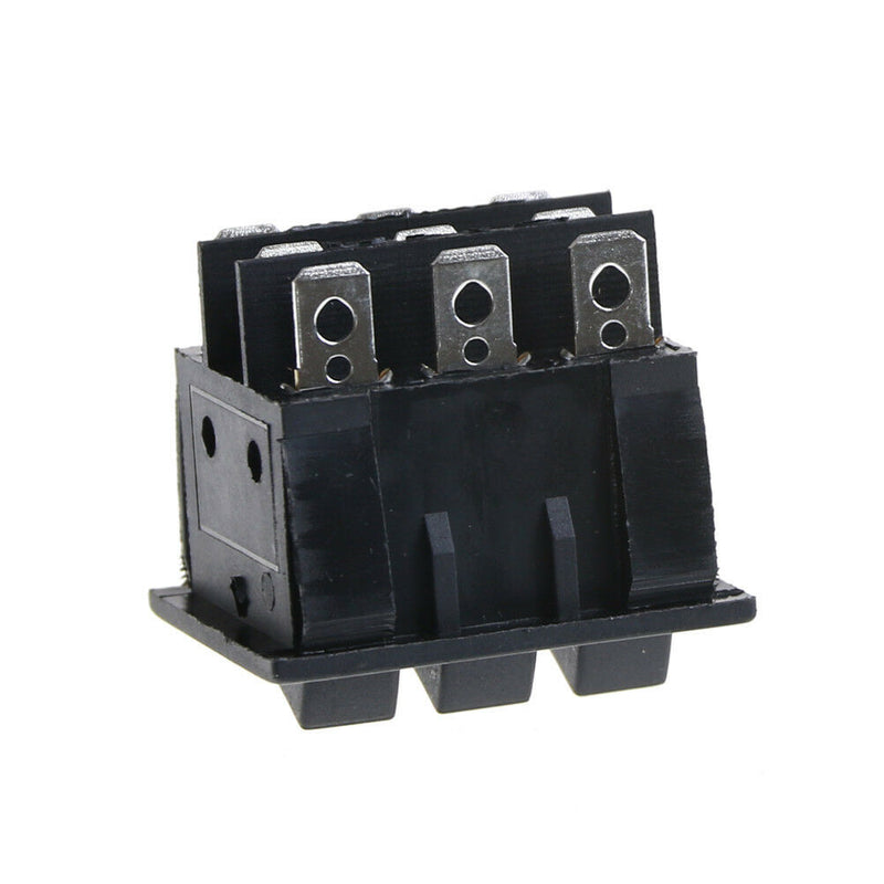 KCD3 34*40 Big Rocker Switches Black Three-Way Switch 9 Pin 2 Position  3CB Kw
