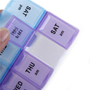 Weekly 7 Day Tablet Pill Box Holder Medicine Storage Organizer Case Container FT