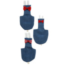 3pcs/set Parrot Diaper Reusable Nappies Flight Suit for Small to Large Birds