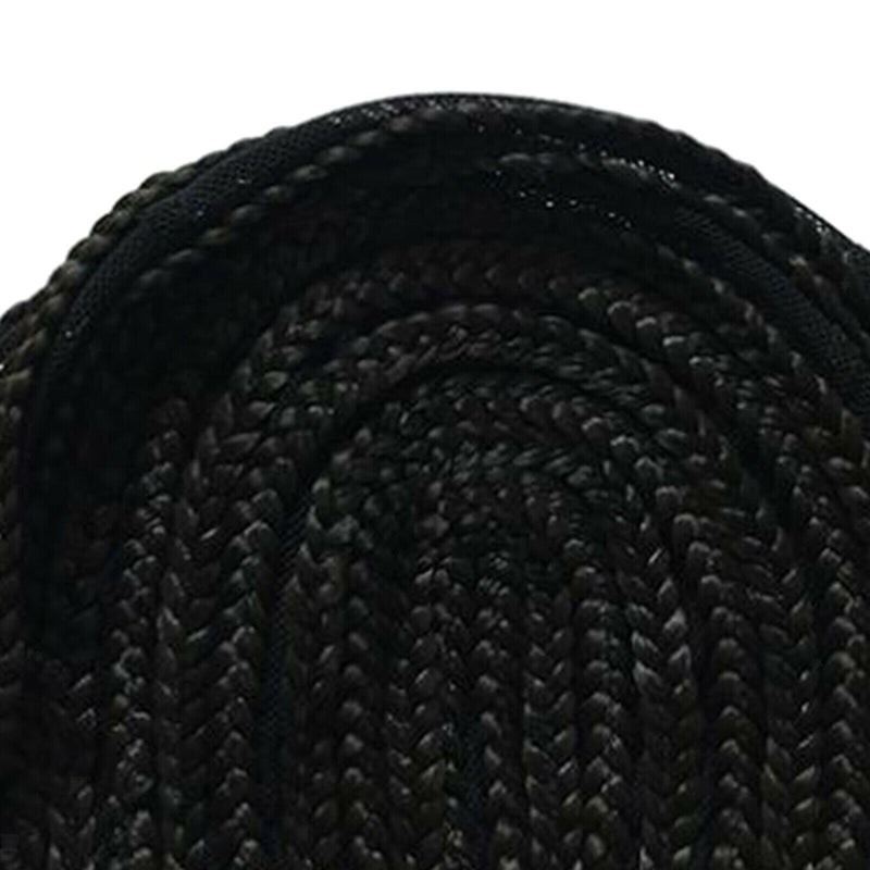 Breathable Braided Crochet Wig Caps for Making Synethic Wigs Black Easier Clip