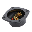 2pcs Car Stereo 2-Way Speaker Box Terminal Binding Post Round Spring Cup