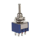 10pcs On-Off-On 3-Way Mini Toggle Switch 6-Pin 6A 125VAC New High Quality