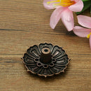 9 Holes Lotus Incense Burner Holder Flower Statue Censer Plate For Sticks & Cone