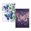 2Pcs/Set Special Shaped Butterfly Diamond Painting Diy 5D Diamond Embroider V4P7