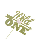 wild one birthday cake cupcake toppers kids party baby shower decor supplie Gw