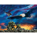 5D DIY Full Drill Diamond Painting Flying Eagle Cross Stitch Embroidery Kit