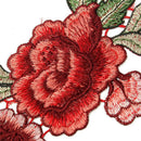 Rose Flowers Patch Floral Embroidered Applique Patches Sew on For DIY ~ï¼ˆ