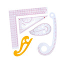 5Pcs French Curve Metric Template Ruler Measure for Designers Sewing Drawing