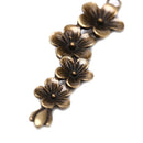 100Pcs Mix Style Leafs Flowers Connector Charms Pendant DIY Jewelry Making G Ew