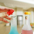 6X Colorful Cute Silicone Lids Reusable Bottle Cap Beer Wine Savers M1I7 N0N8
