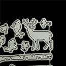 Forest Tree Pole Design Metal Cutting Dies For Scrapbooking Album Card Decor JR