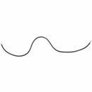 10 Black Rubber Lace Choker Necklace 450x4mm per Woman Man