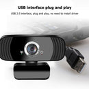 B3 1080P Full HD Webcam USB Computer Laptop Driver-Free Web Camera with Mic A