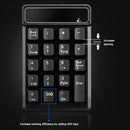2.4G USB Wireless Mini Digital Keyboard 19 Keys Waterproof Number Keypad